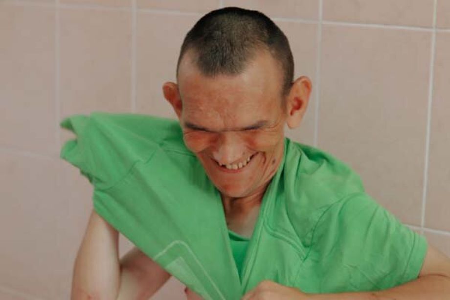 Picture of a young man from the Romaniv Orphanage