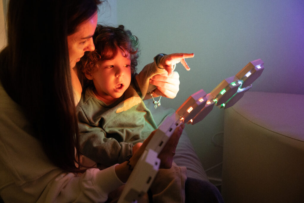 Ukrainian child receiving therapy at Mission to Ukraine